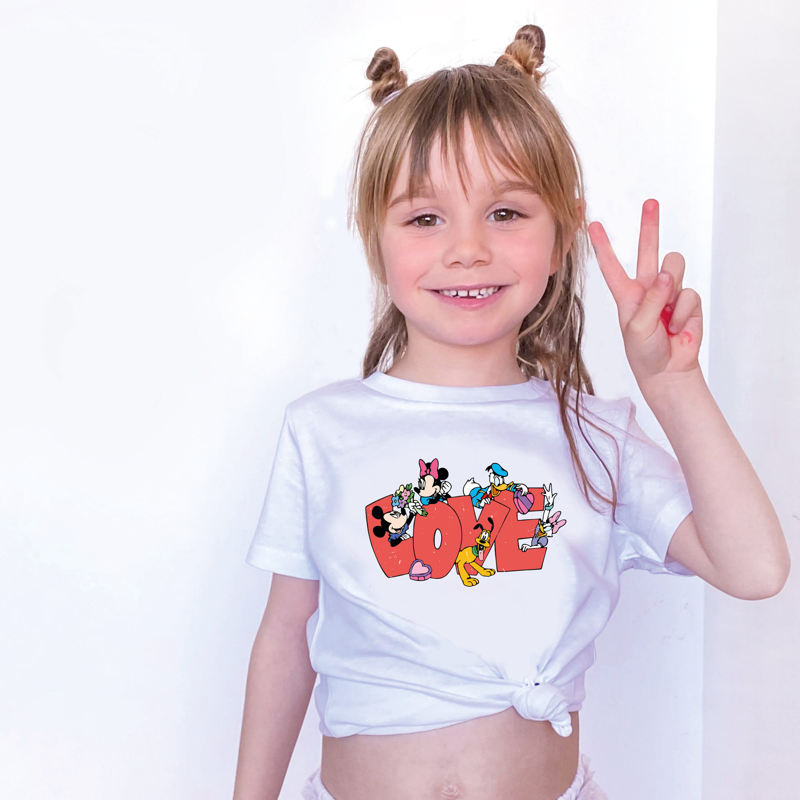 Camiseta love friends Disney infantil – Paulis